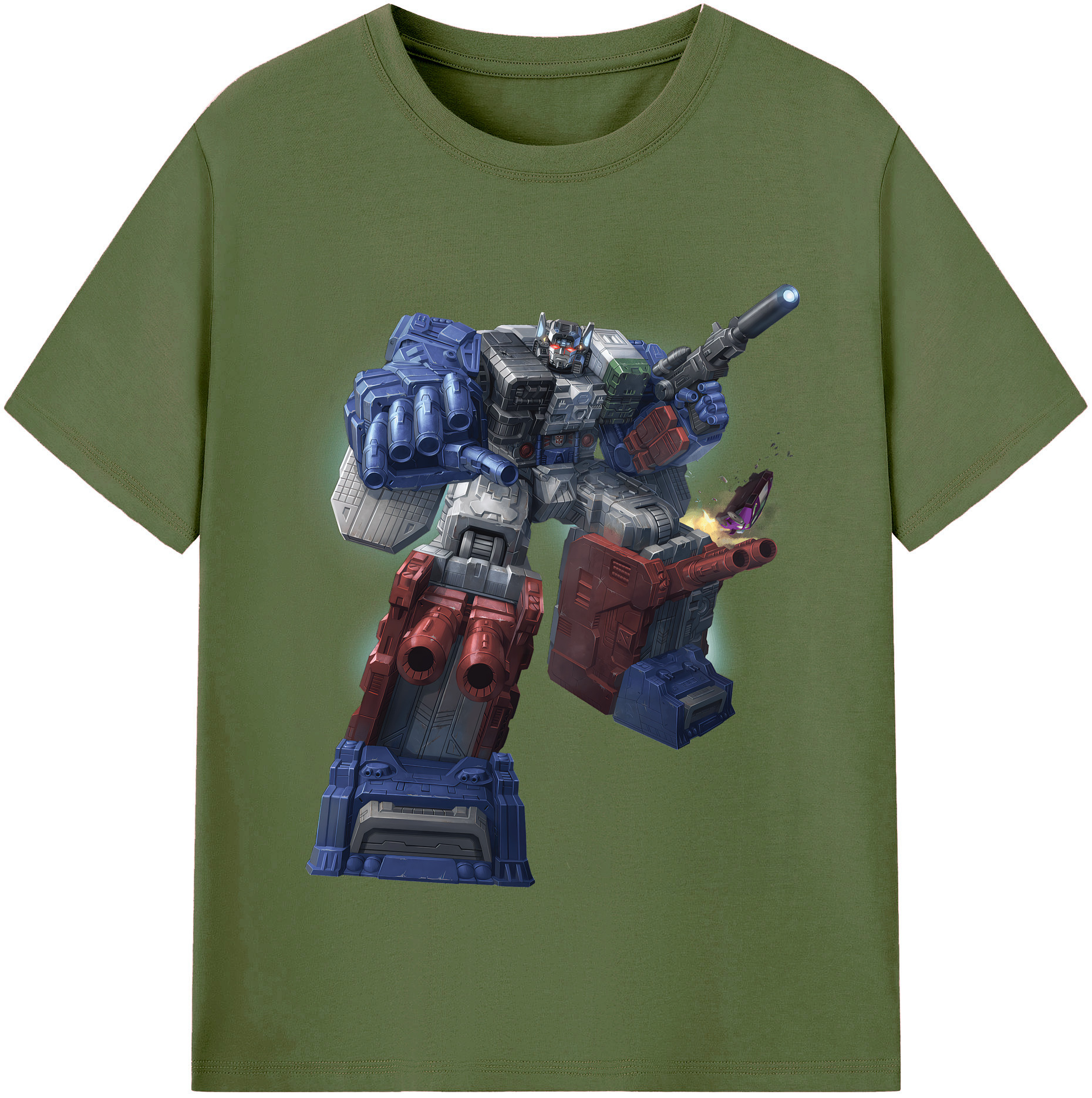 （画像用） Transformers トランスフォーマー 綿100％半袖Tシャツ（フロントプリント）